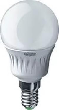 Лампа светодиодная 7W-E14 шар теплый