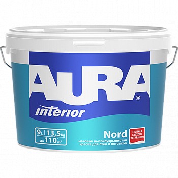 Aura Nord матовая высокоукрывистая 4,5 л