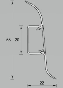 Плинтус О55 Идеал Оптима