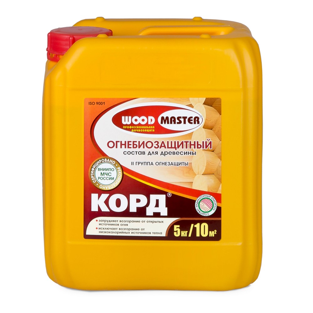 Огнезащита 2 группы КОРД 5кг розовая WOODMASTER