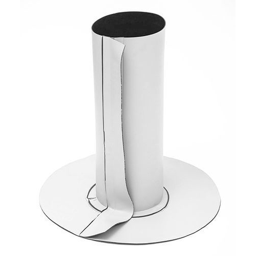 Усиление круглой трубы ПВХ диам 80мм, высота 350 мм