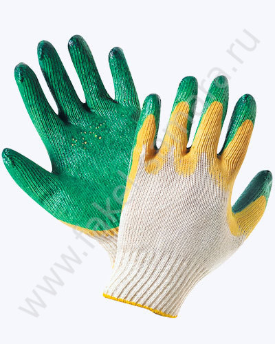 Перчатки полиэфир зеленые